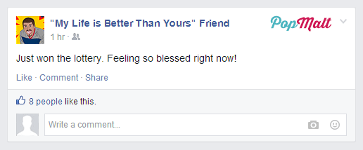 Annoying Facebook Friends: My Life is Better Than Yours Friend
