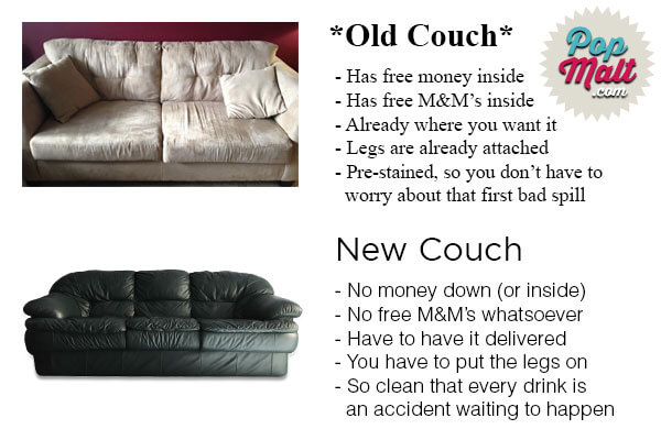 A couch saved is a couch earned.